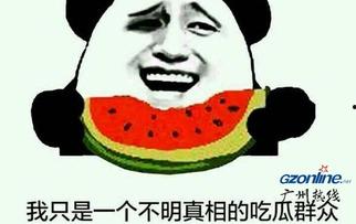 吃瓜的表情啥意思